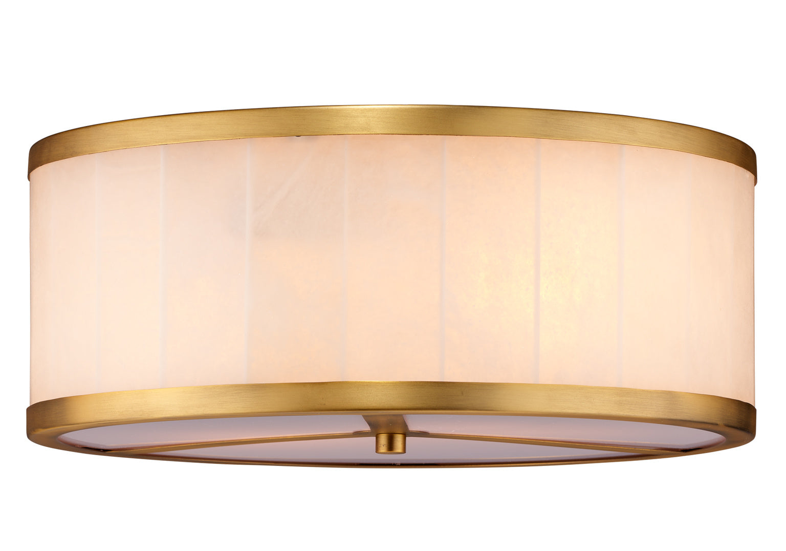 Jamie Young Upsala Alabaster Flush Mount Ceiling Light