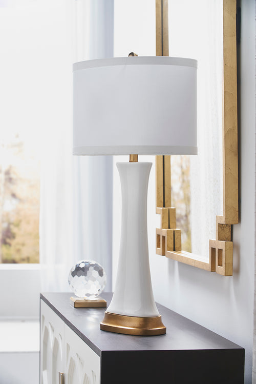 Chelsea House - Hopper Lamp - White