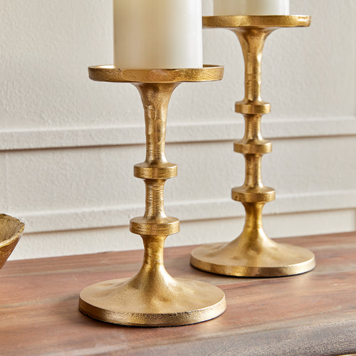 Napa Home And Garden Abacus Petite Candle Stands, Set Of 2