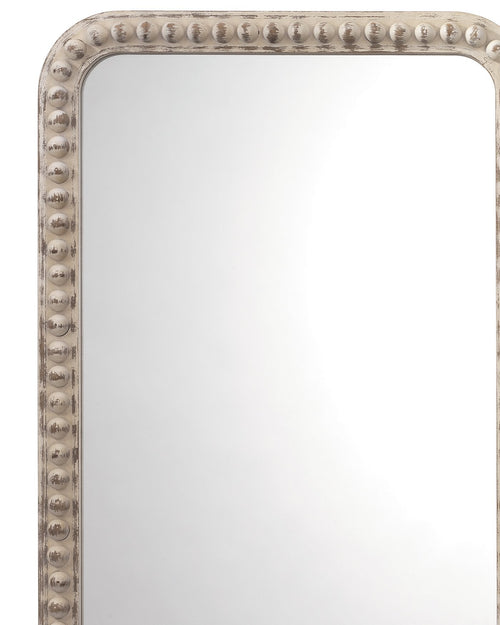 Jamie Young Rectangle Audrey Mirror In White Washed Wood