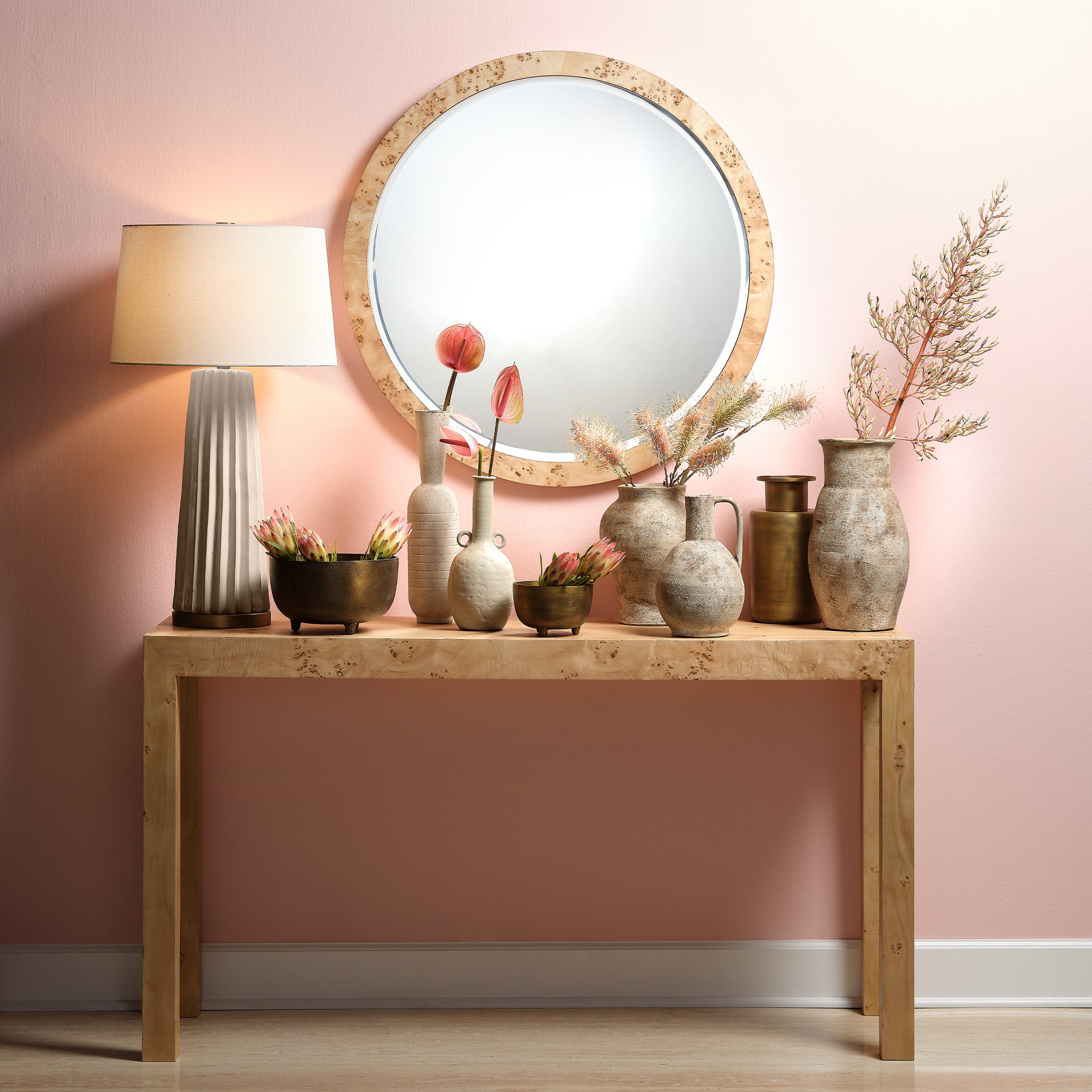 Jamie Young Chandler Round Mirror