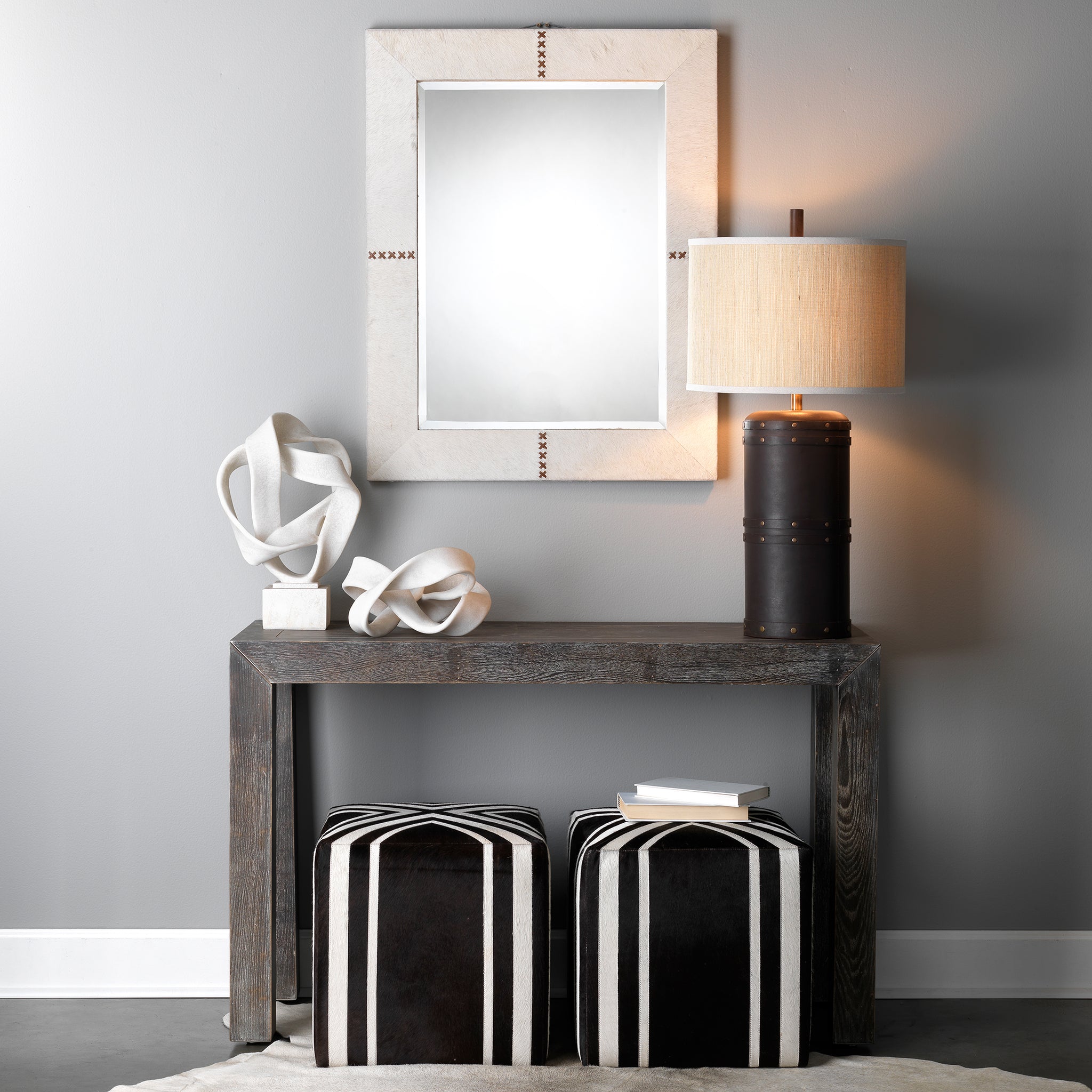 Jamie Young Cross Stitch Rectangle Mirror