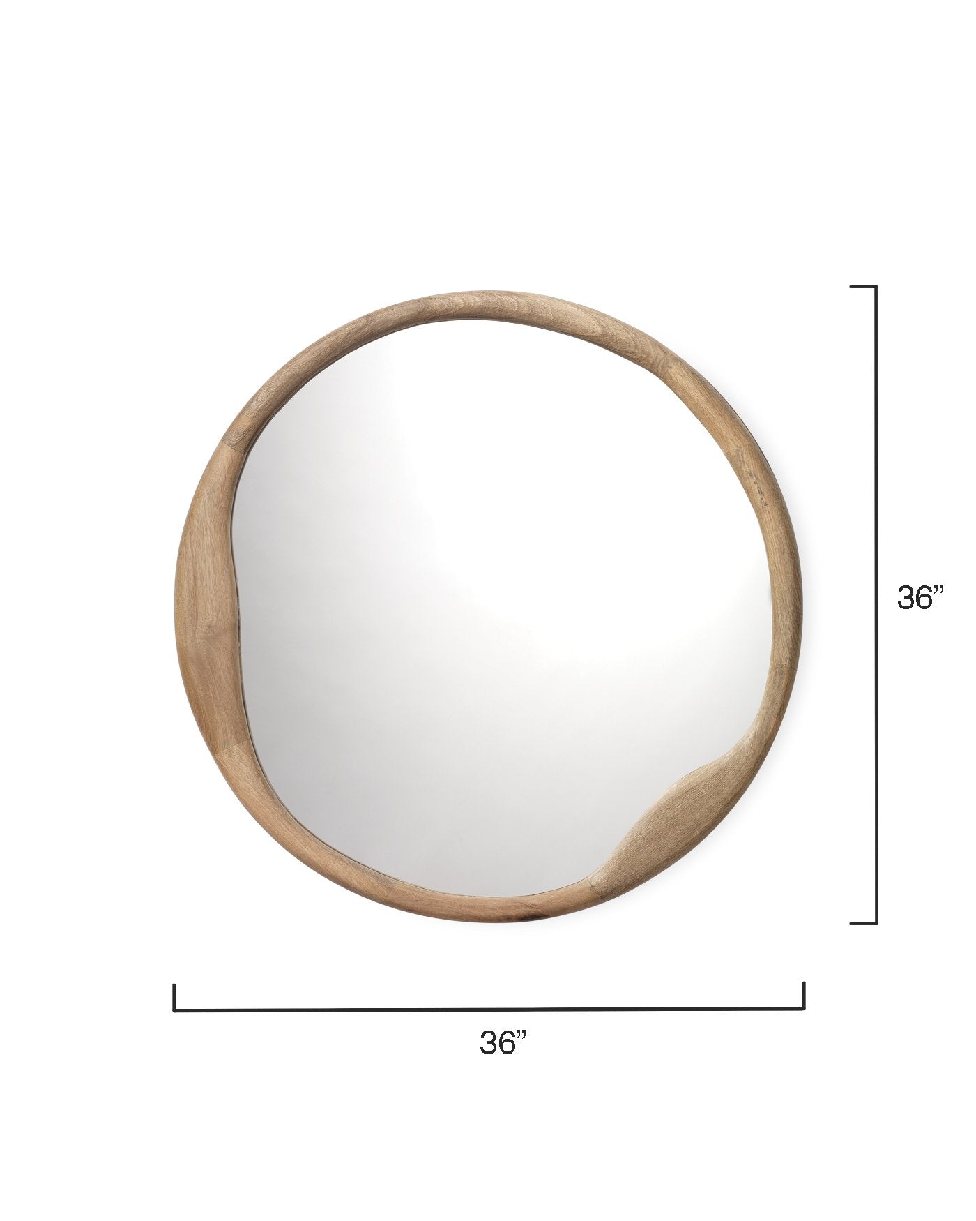 Jamie Young Organic Round Mirror