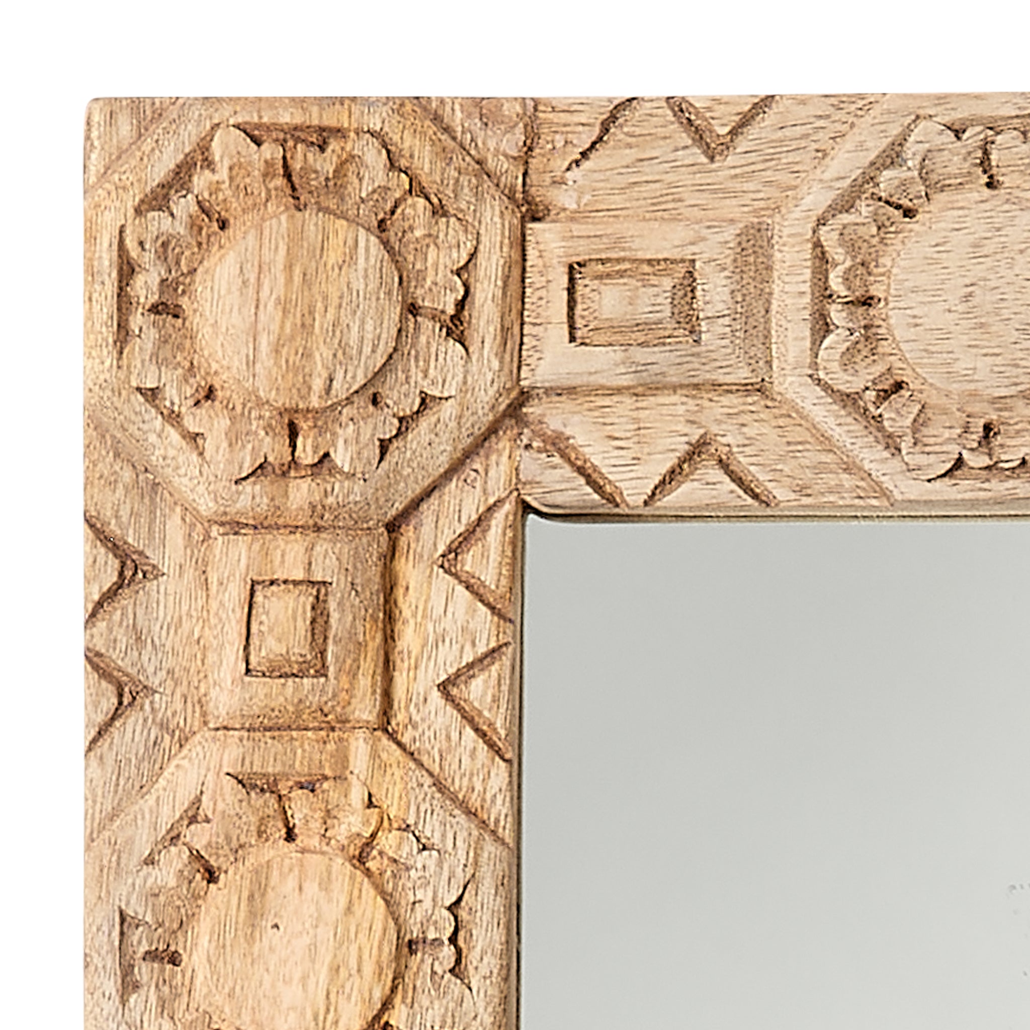 Jamie Young Relief Carved Rectangle Mirror