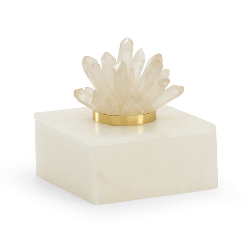 Chelsea House Alabaster And Crystal Box