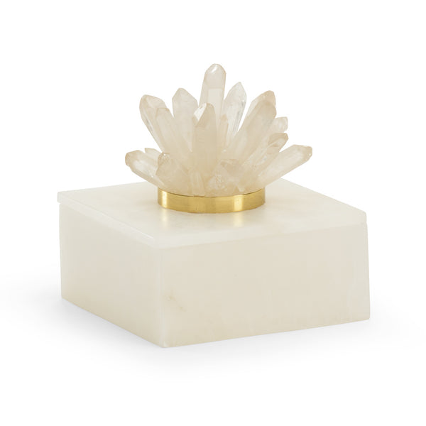 Chelsea House Alabaster And Crystal Box