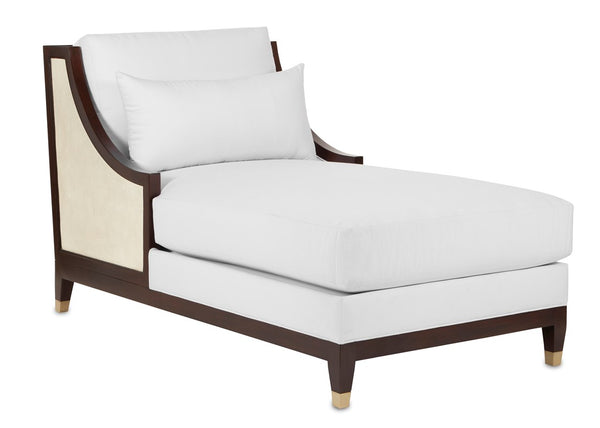 Currey and Company - Evie Muslin Chaise