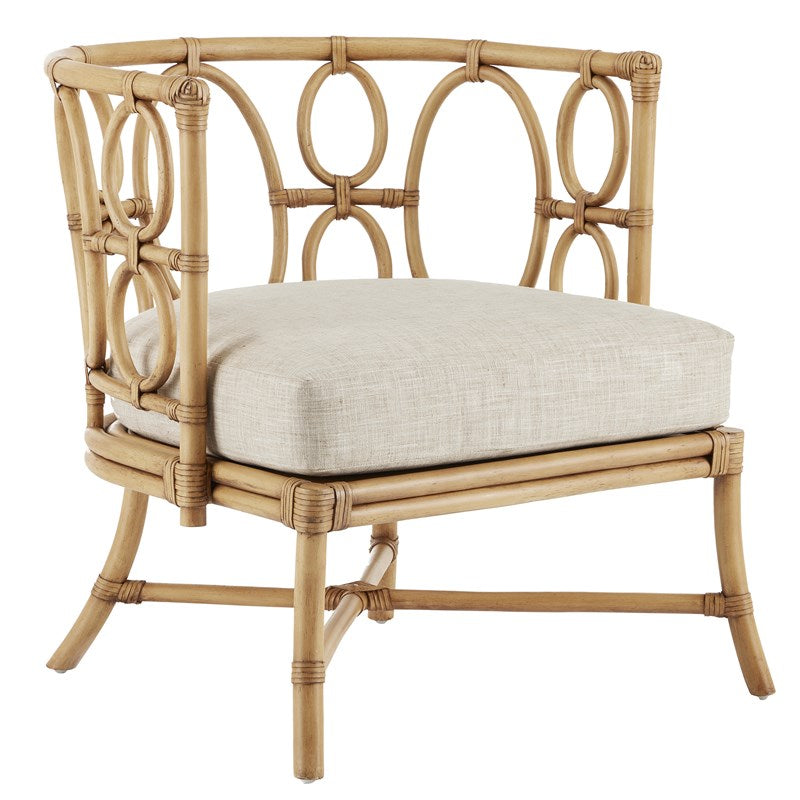 Currey And Company Tegal Finn Natural Chair