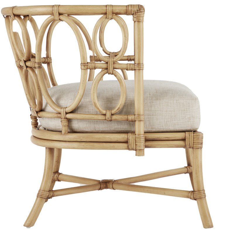Currey And Company Tegal Finn Natural Chair