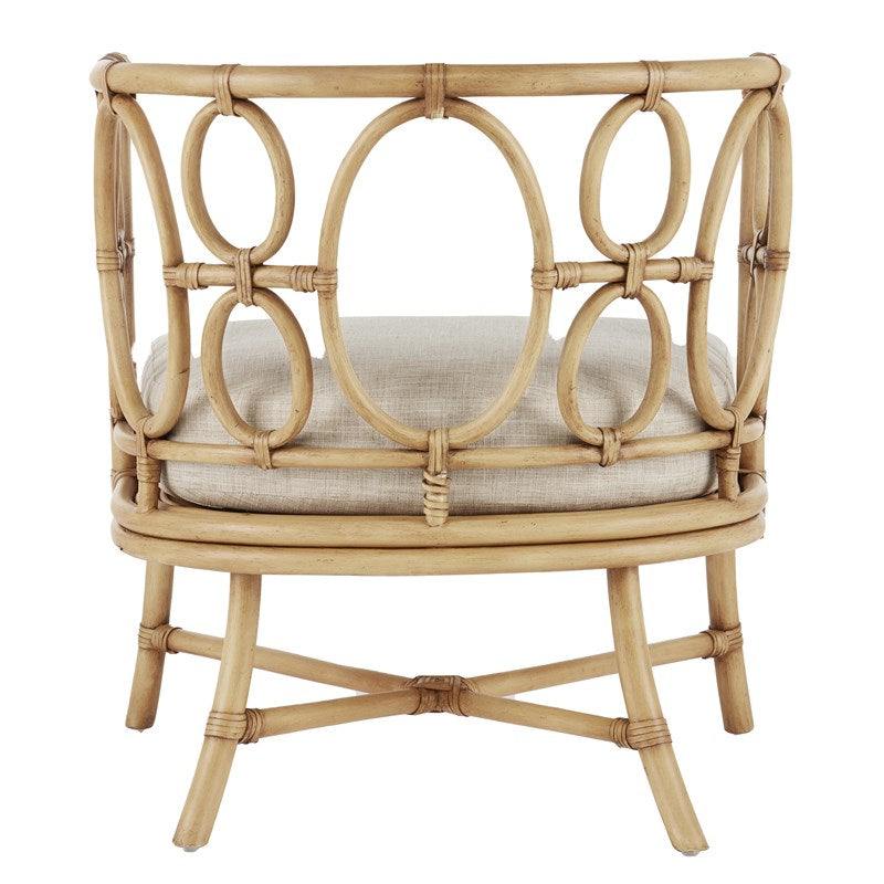 Currey And Company Tegal Finn Natural Chair