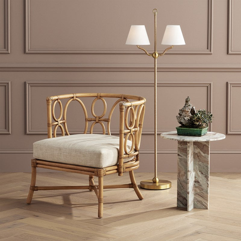 Currey And Company Tegal Finn Natural Chair