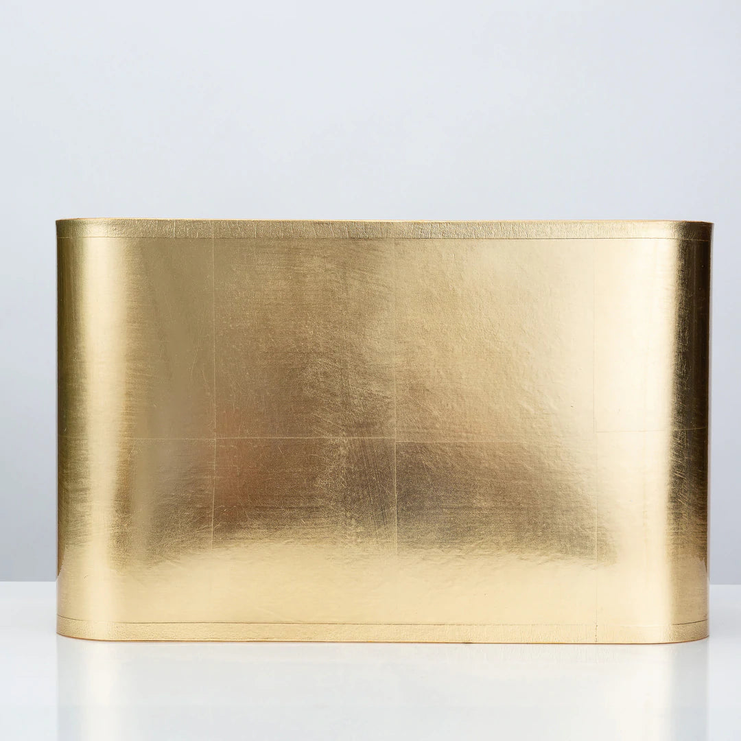 Couture Lamps 16/9 X 16/9 X 10" Rectangular Gold Foil Shade