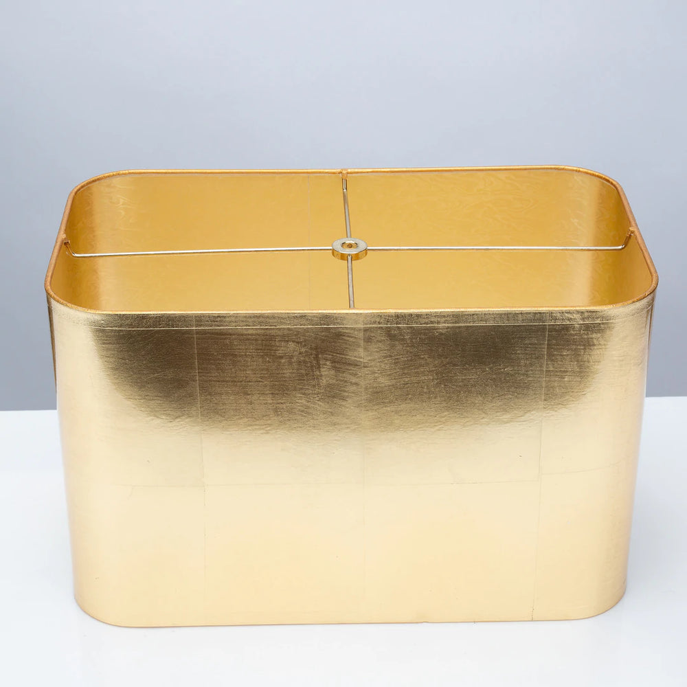 Couture Lamps 16/9 X 16/9 X 10" Rectangular Gold Foil Shade