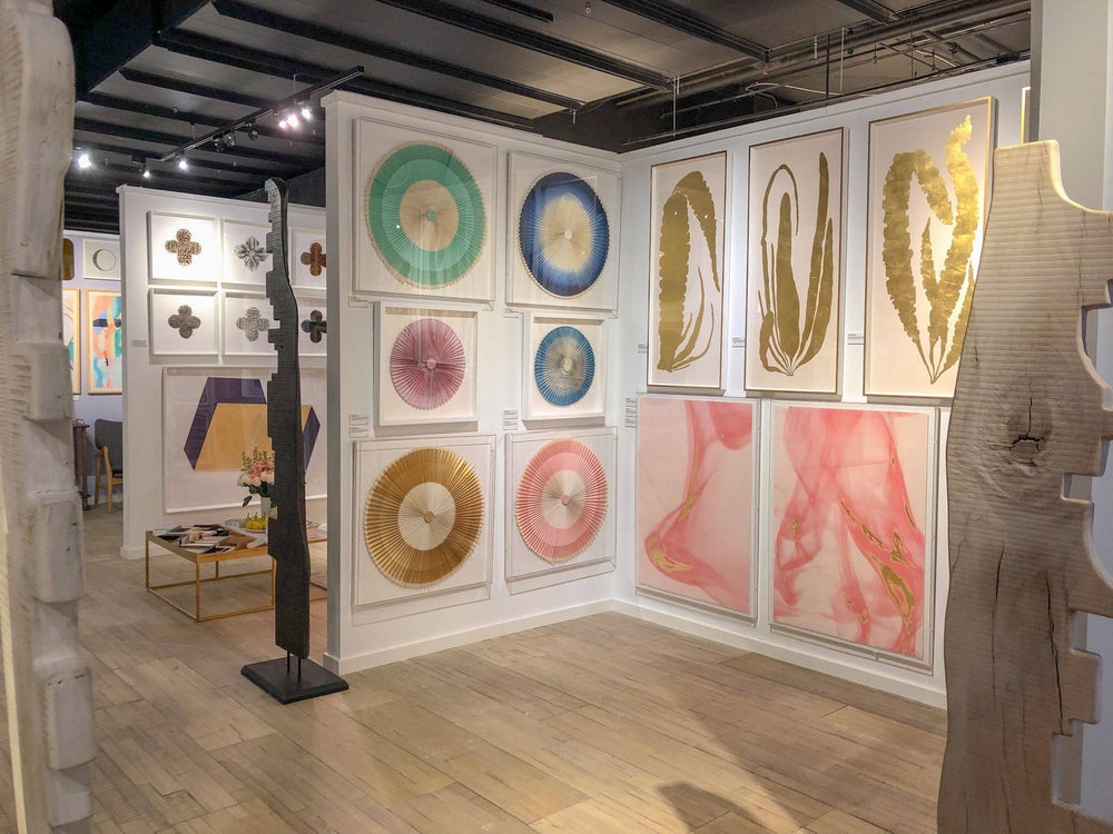 Natural Curiosities Gold Seaweed Art