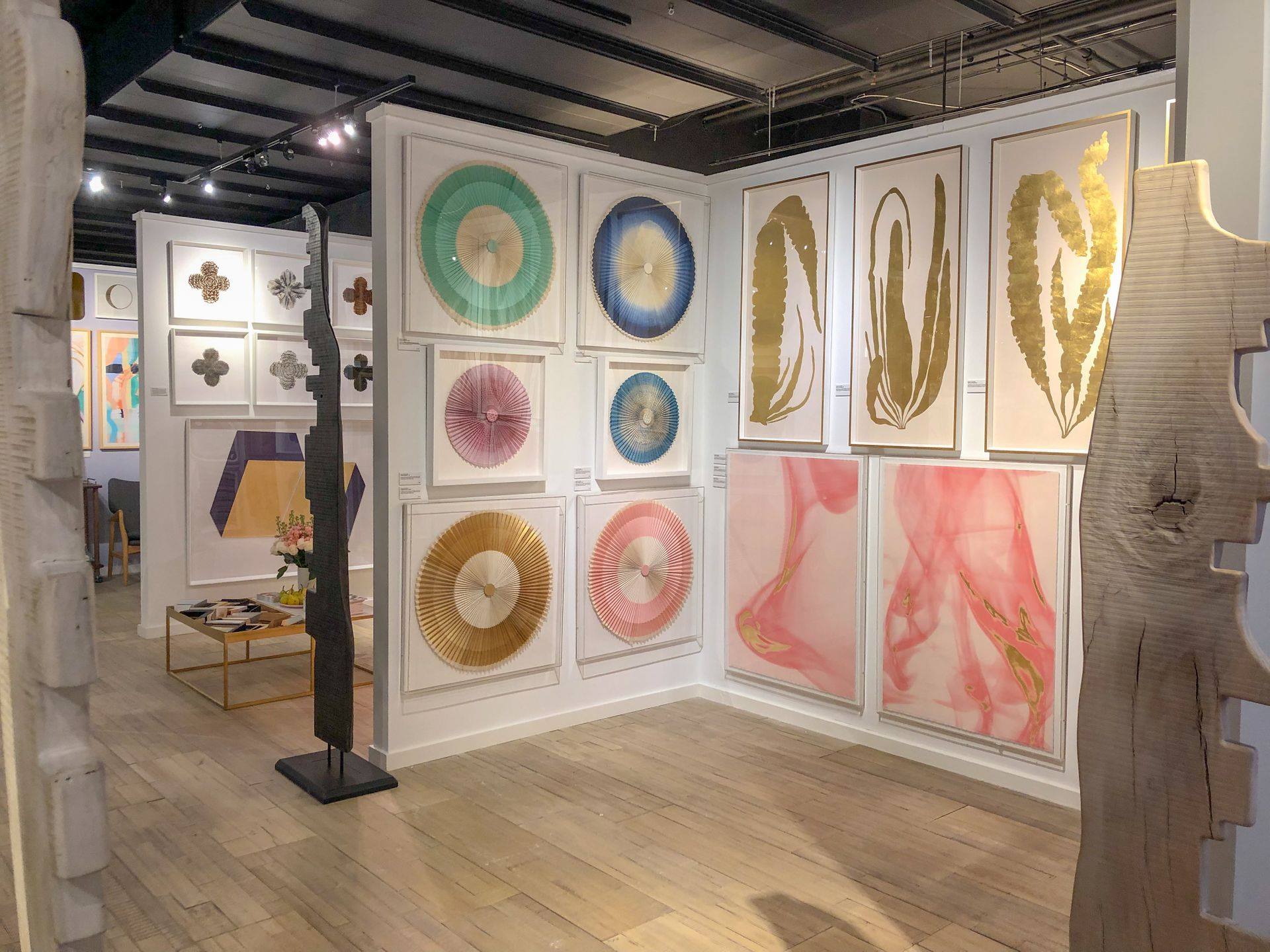 Natural Curiosities Gold Seaweed Art