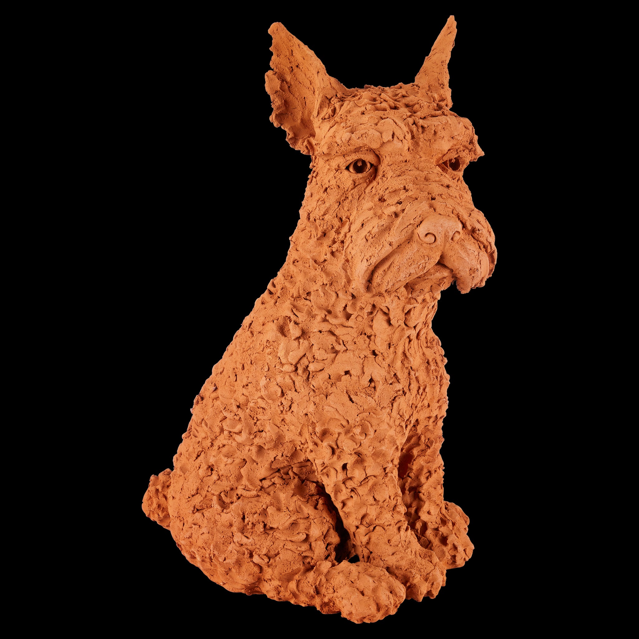 Currey & Company 23.5" Terracotta Oscar The Scottish Terrier