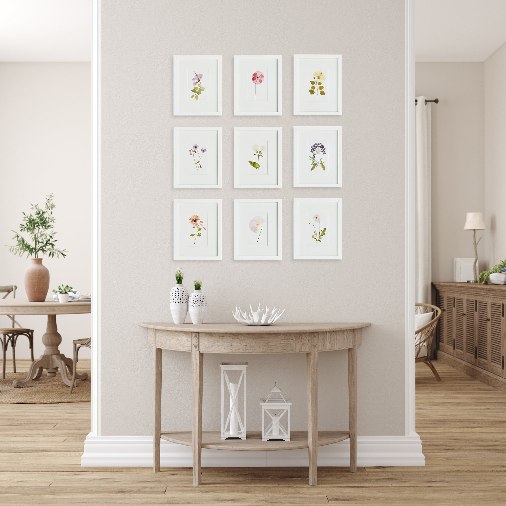 Napa Home And Garden Mountain Flower Petite Prints St/9