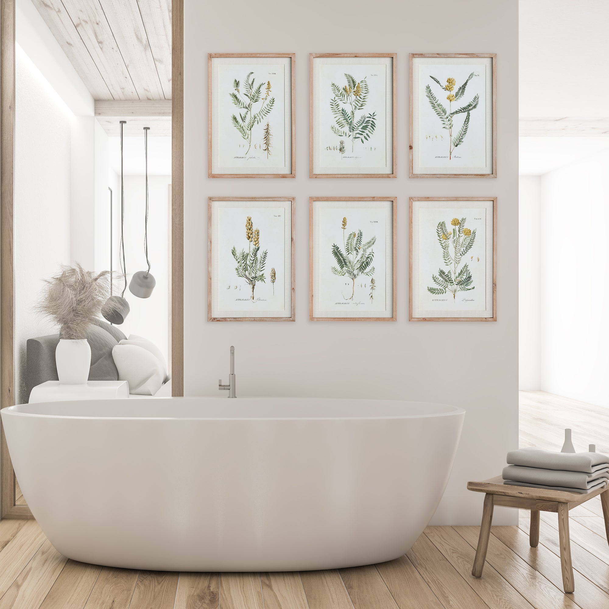 Napa Home And Garden Mid Summer Blooms Prints, Set Of 6