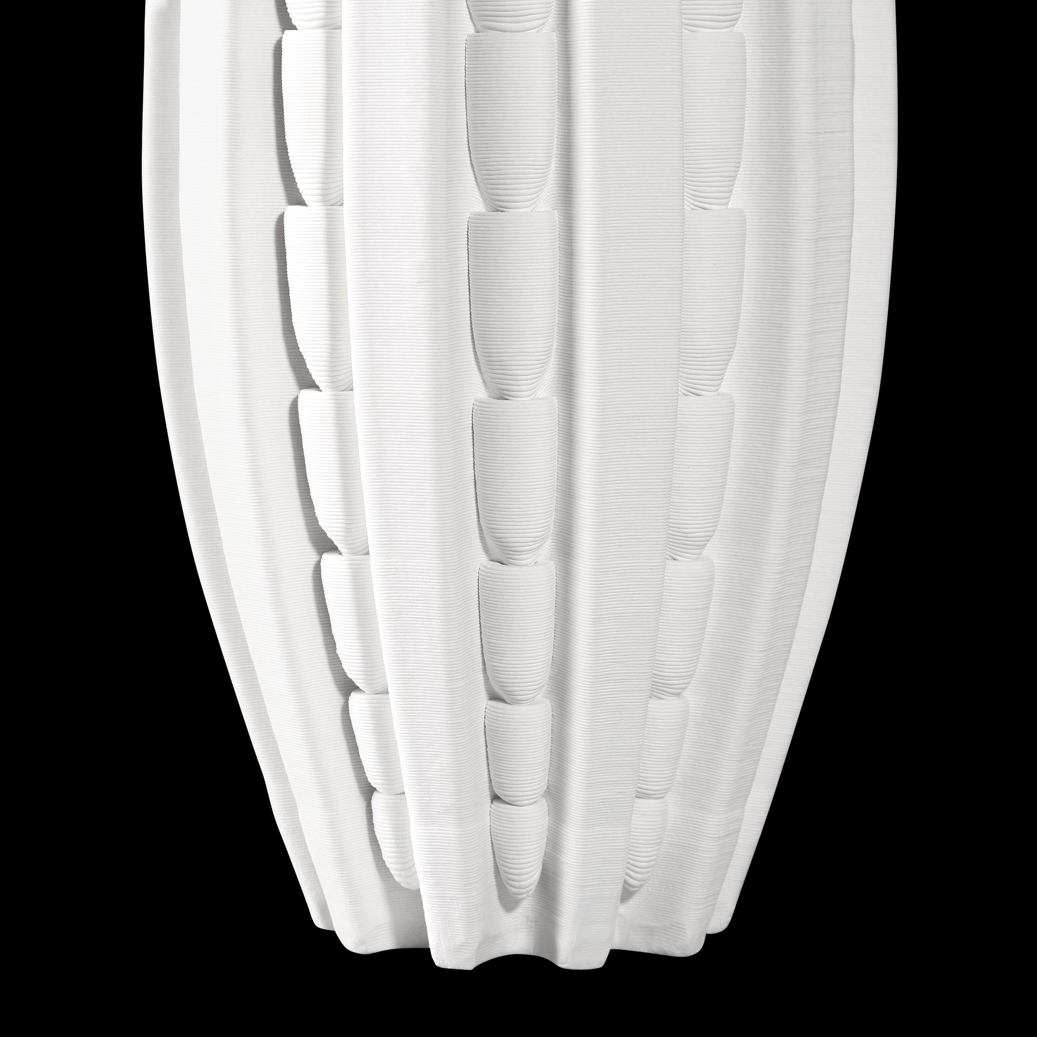 Currey & Company 10" Fluted Small Vase