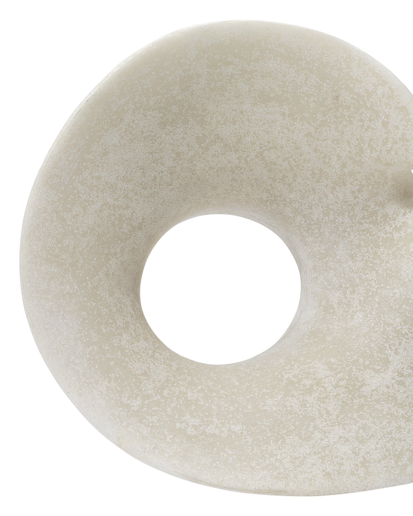 Jamie Young Amorphous Table Object, Small In Off White Resin