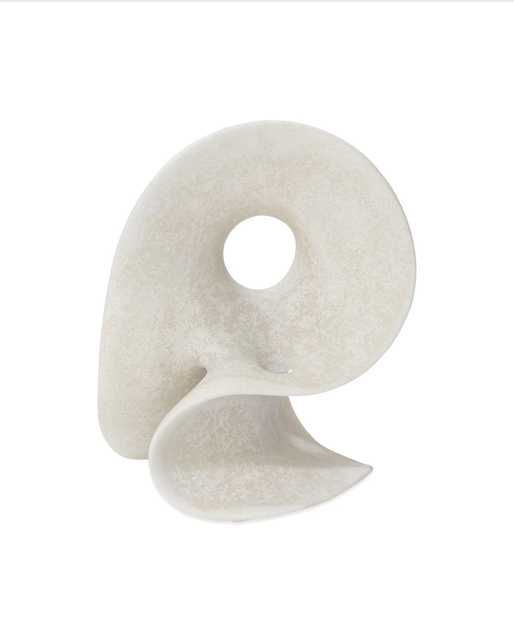 Jamie Young Amorphous Table Object, Large In Off White Resin