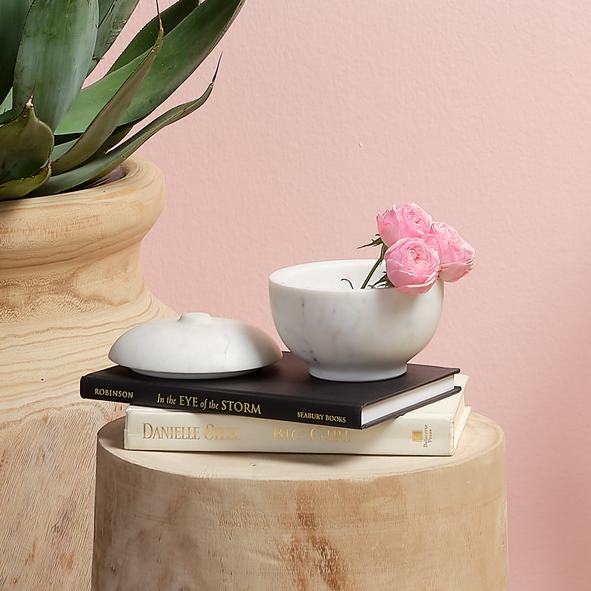 Jamie Young Bennett Large Storage Bowl W/ Lid