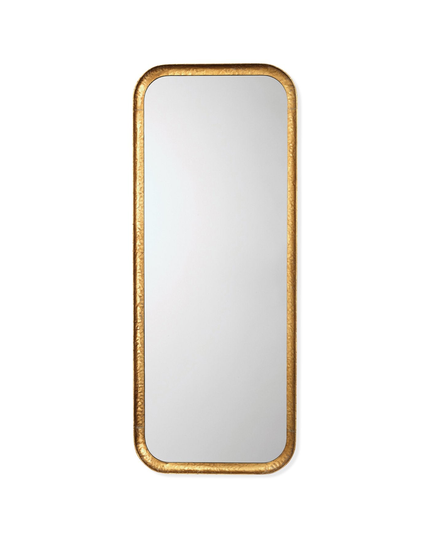Jamie Young Capital Rectangle Mirror In Gold Leaf Metal