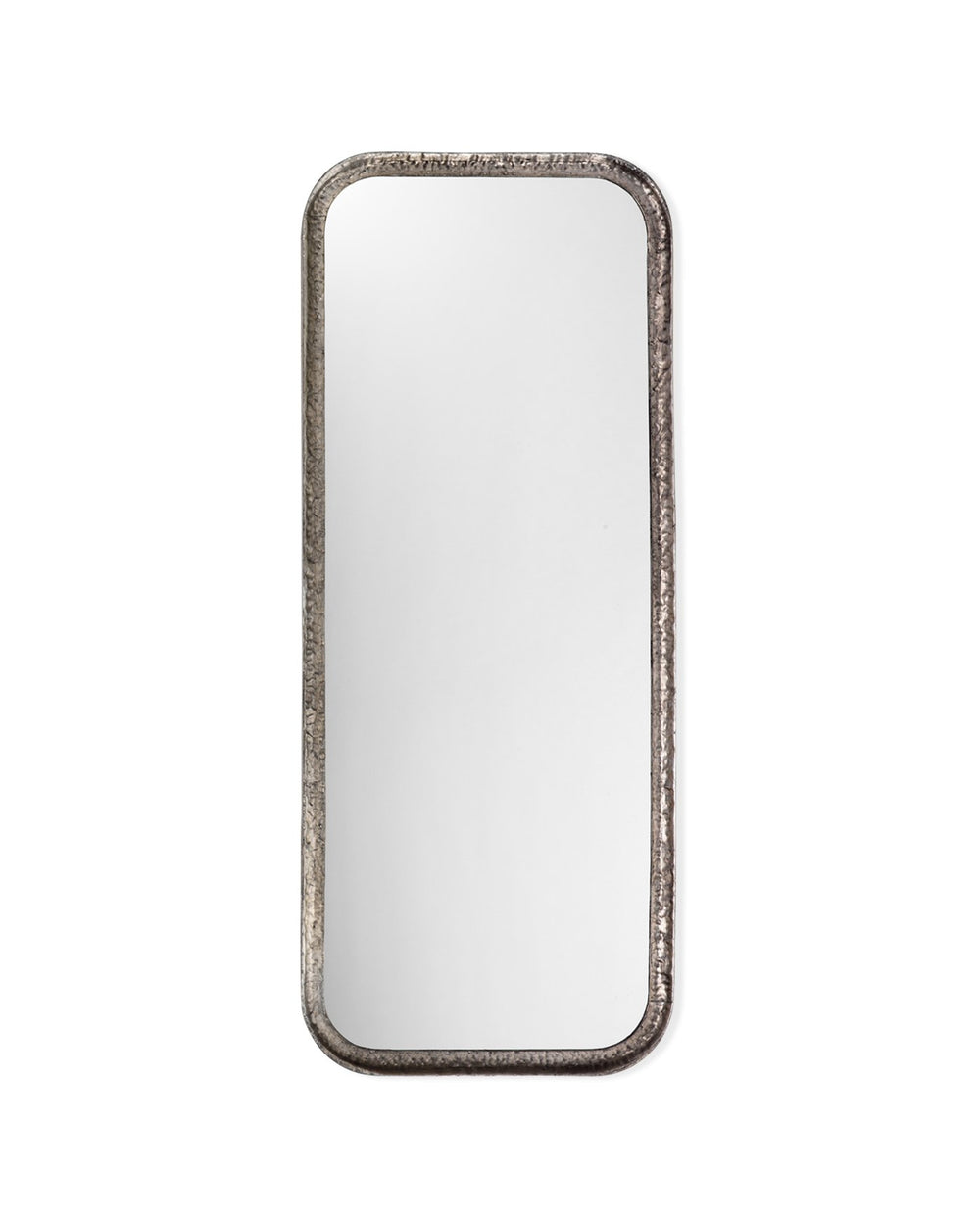 Jamie Young Capital Mirror In Silver Leaf Metal