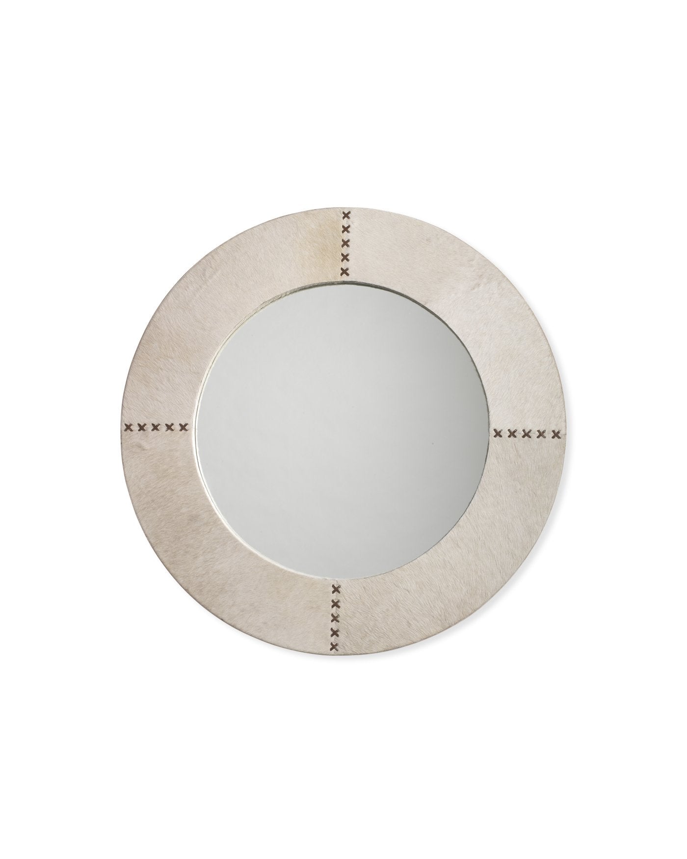 Jamie Young Round Cross Stitch Mirror