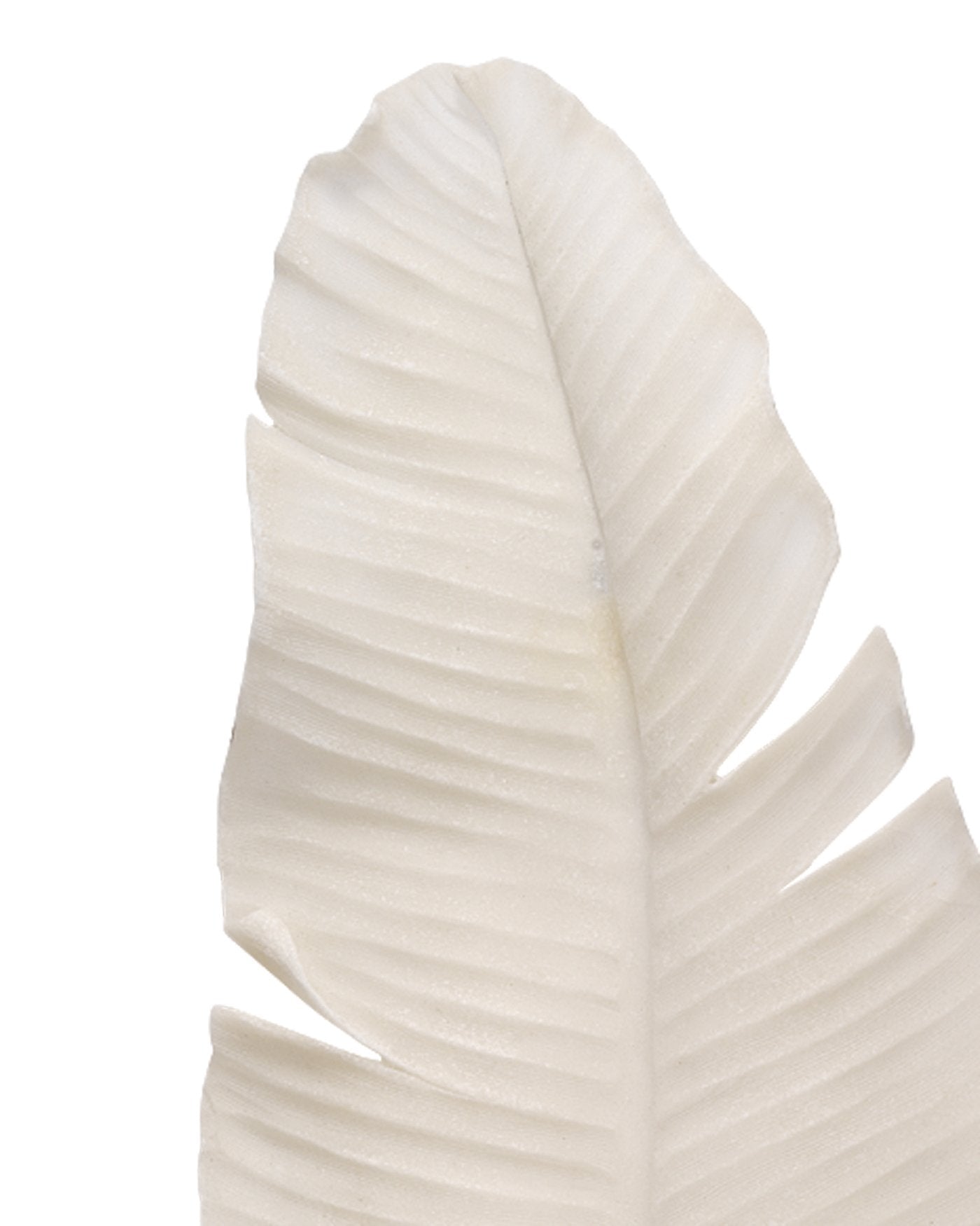 Jamie Young Feather Object, Large In Off White Resin