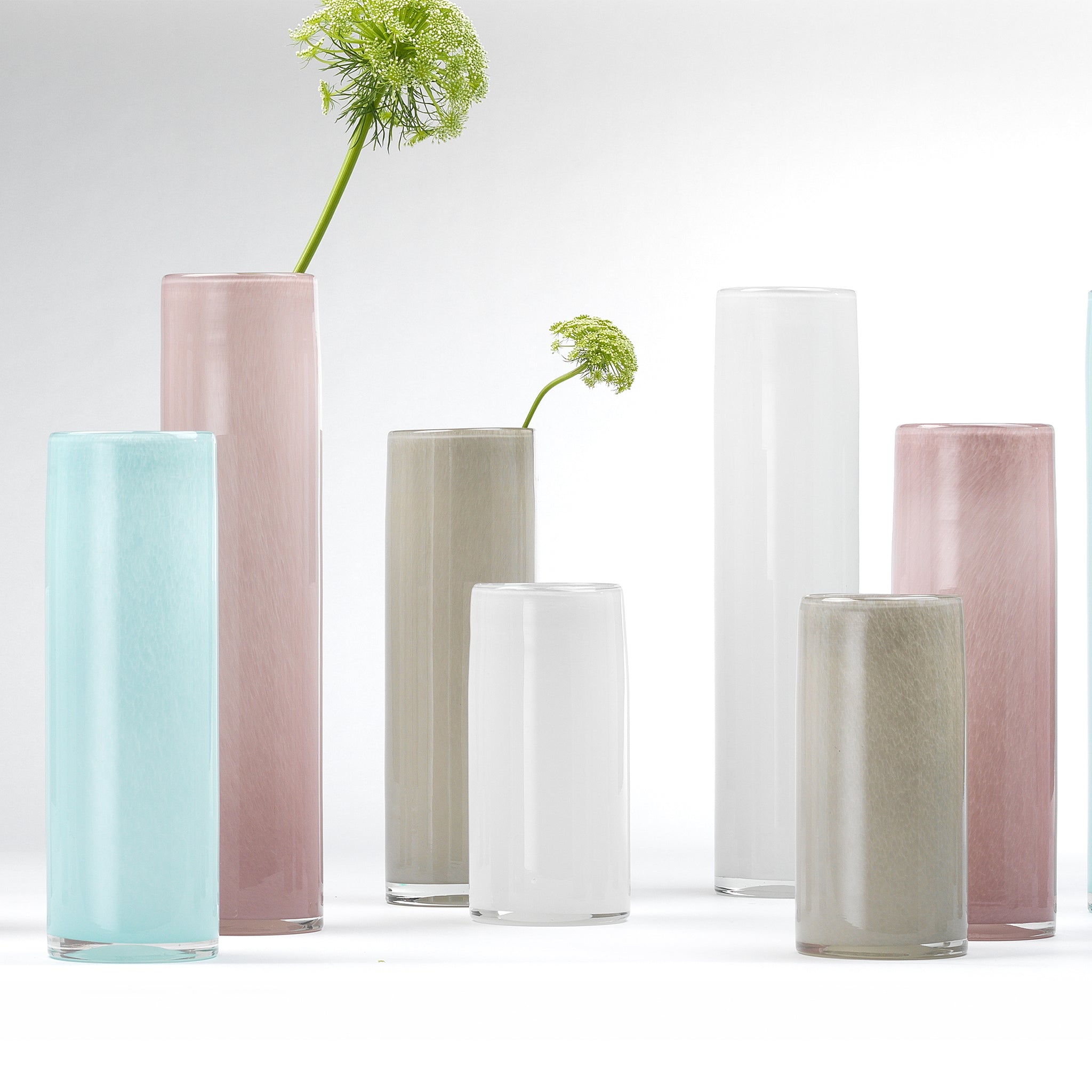 Jamie Young Gwendolyn Hand Blown Vases (Set Of 3)
