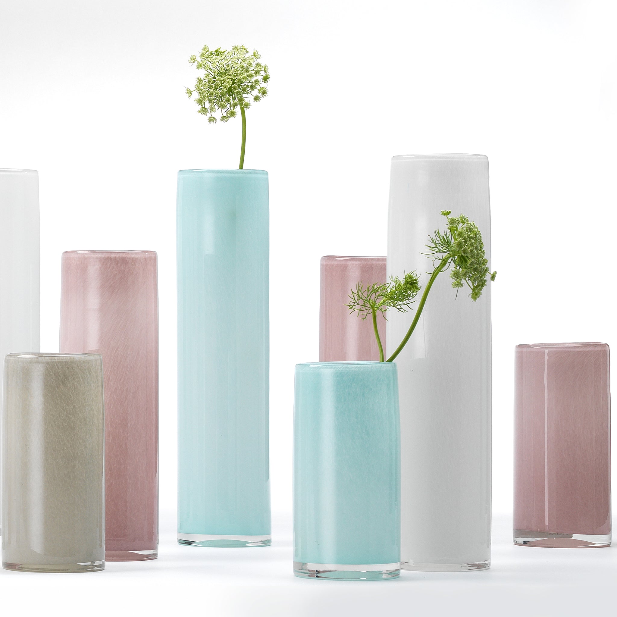Jamie Young Gwendolyn Hand Blown Vases (Set Of 3)