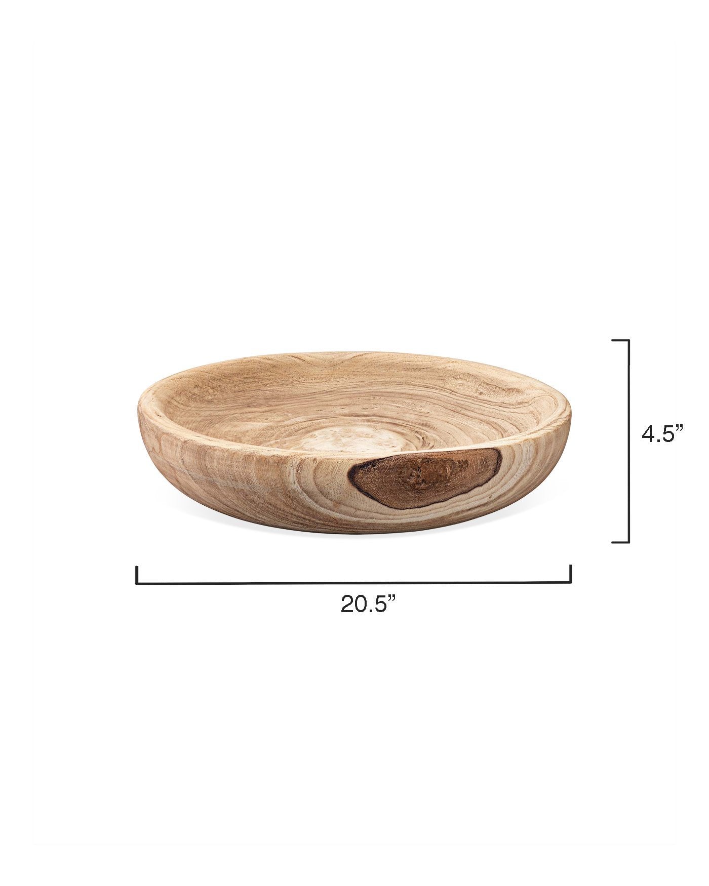 Jamie Young Laurel Large Wooden Bowl