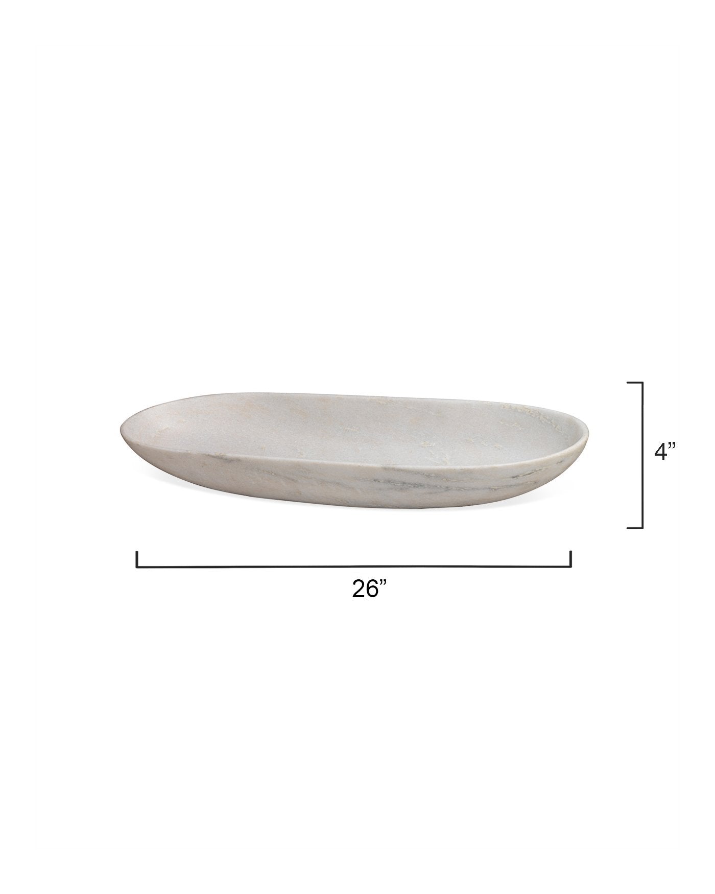 Jamie Young Long Oval Marble Bowl