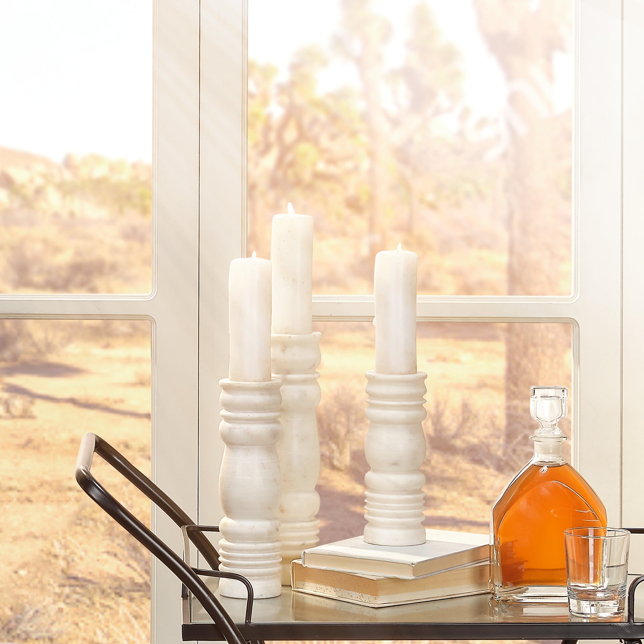 Jamie Young Monument Candlesticks (Set Of 3)