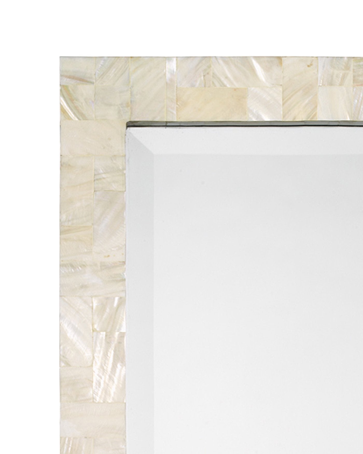 Jamie Young Rectangle Mirror In Mother Of Pearl