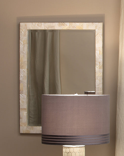 Jamie Young Rectangle Mirror In Mother Of Pearl