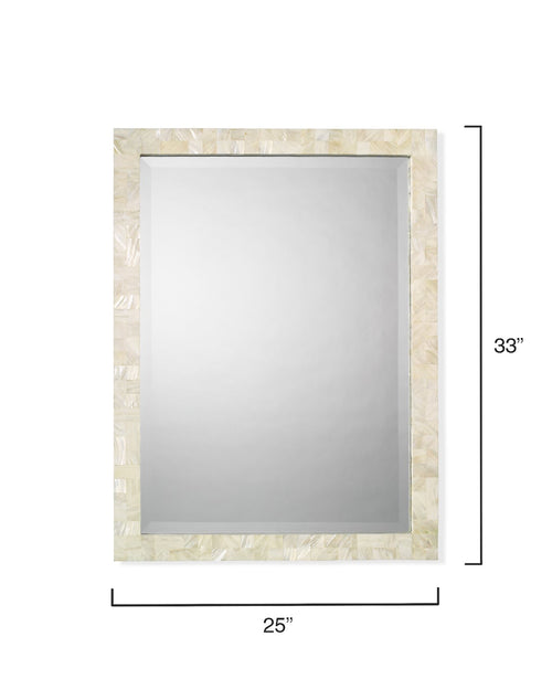 Jamie Young Rectangle Mirror In Mother Of Pearl