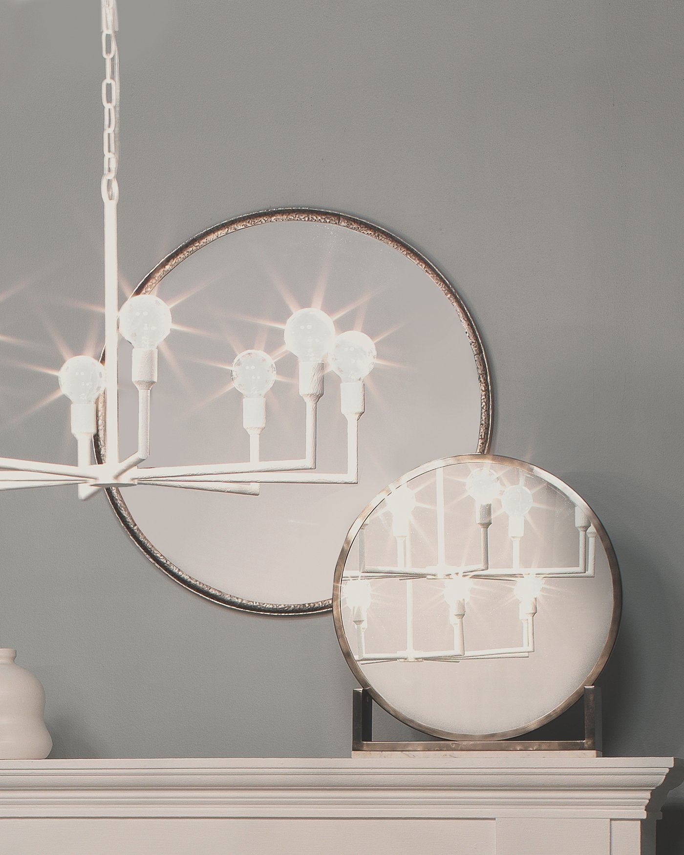 Jamie Young Refined Round Mirror