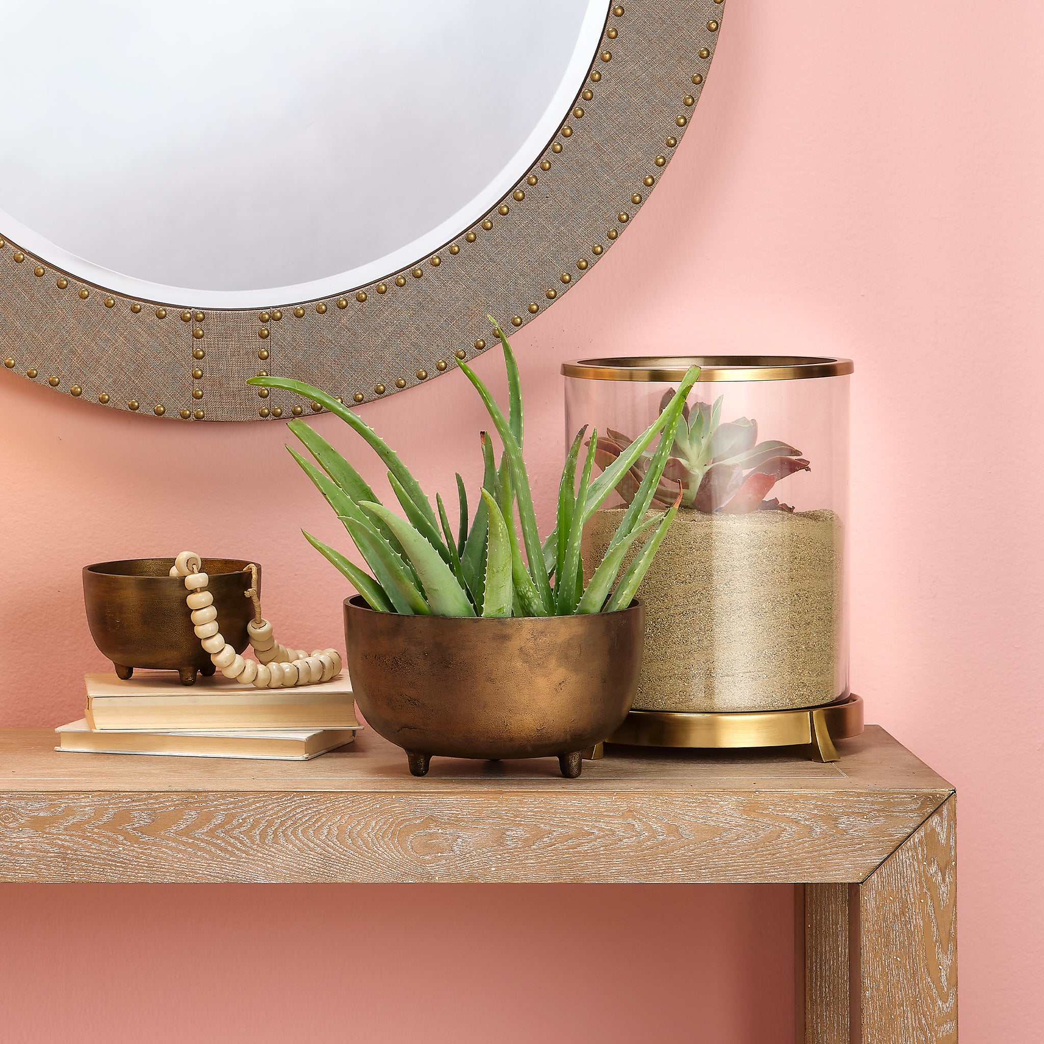 Jamie Young Relic Large Footed Bowl