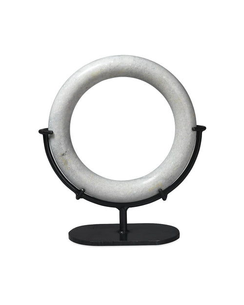 Jamie Young Medium Marble Ring In White Marble