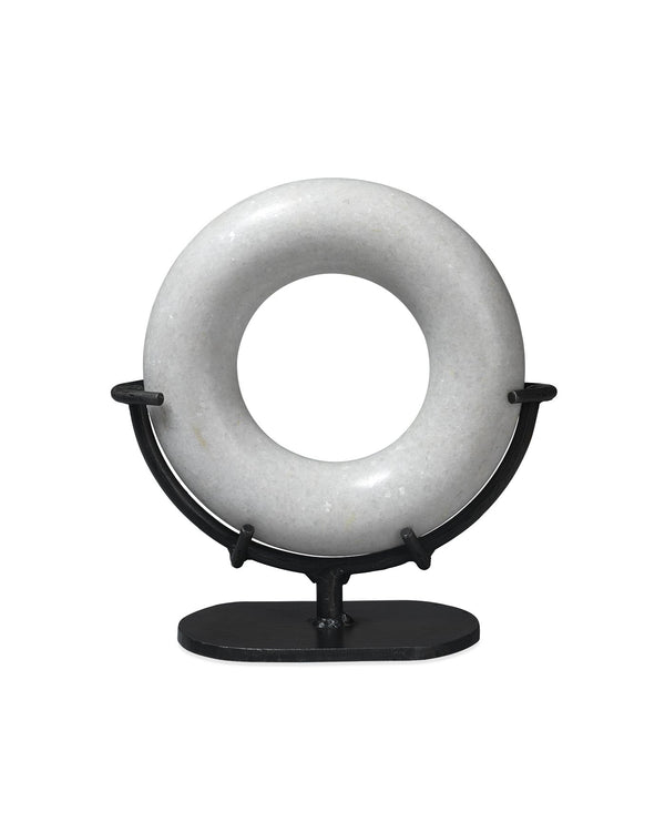 Jamie Young Small Marble Ring In White Marble