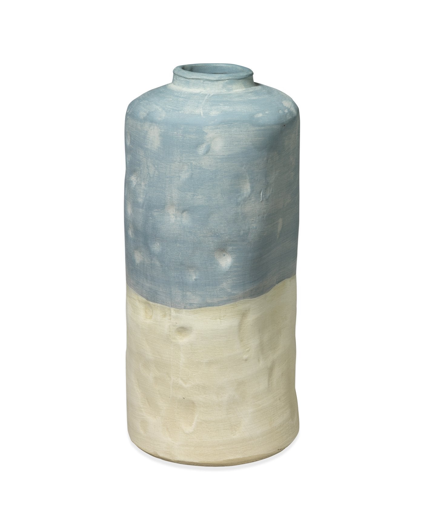 Jamie Young Sedona Vessels In Blue And White Ceramic (Set Of 3)