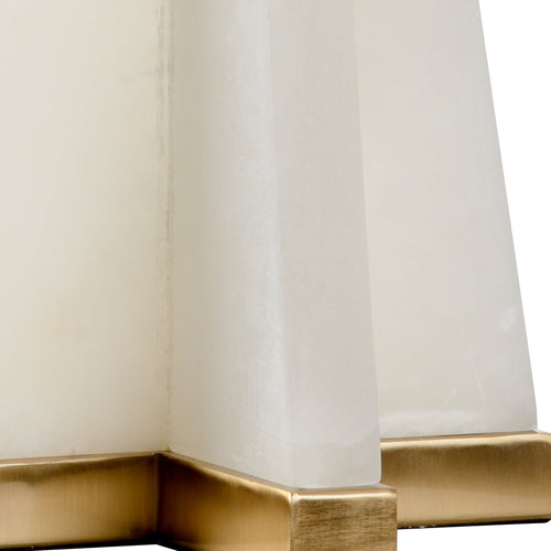 Chelsea House - Alabaster Pyramid Lamp