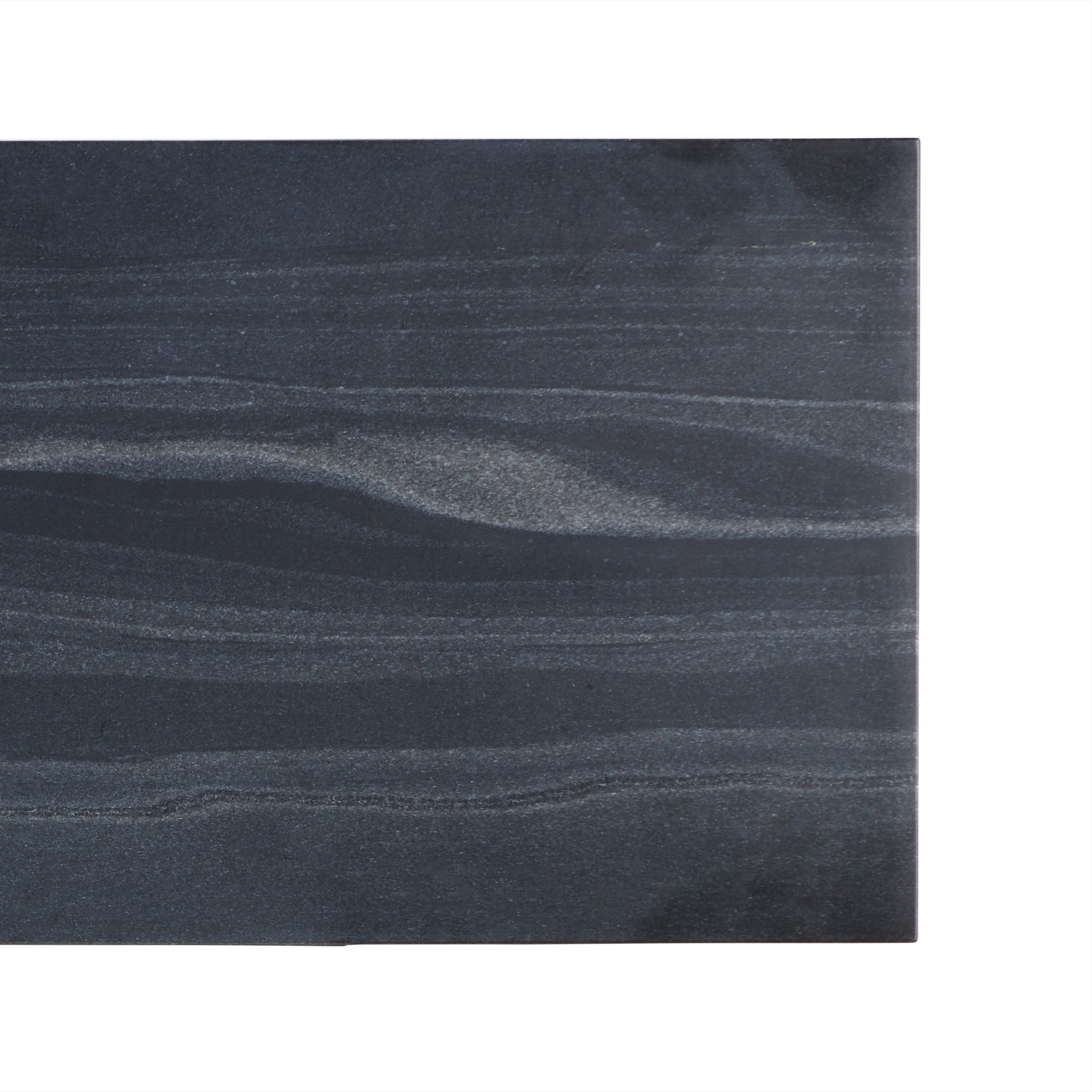 Currey & Company 32" Demi Black Bheslana Marble Console Table