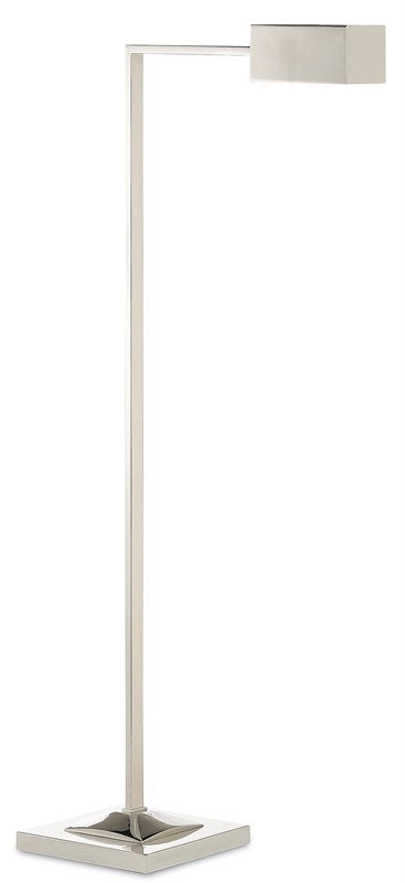 Currey & Company Ruxley Nickel Floor Lamp