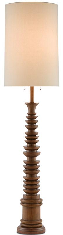 Currey and Company - Malayan Floor Lamp