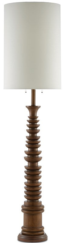 Currey and Company - Malayan Floor Lamp