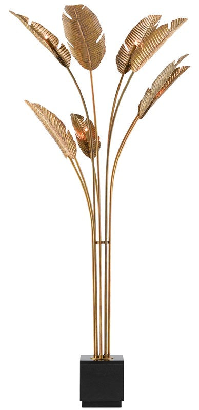 Currey and Company - Tropical Grande Floor Lamp