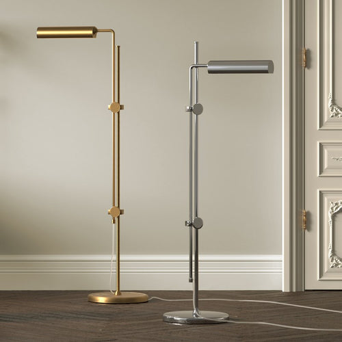 Currey And Company Satire Brass Floor Lamp